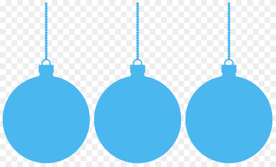 Christmas Balls Silhouette, Accessories, Earring, Jewelry Free Png Download