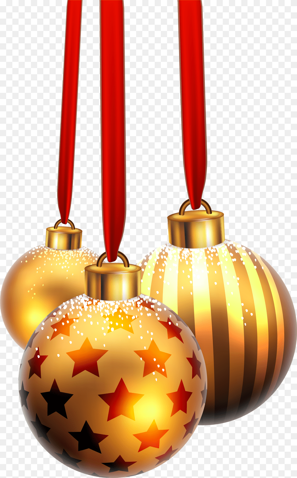 Christmas Balls With Christmas Snow Balls, Gold, Lighting, Accessories, Ornament Free Png Download