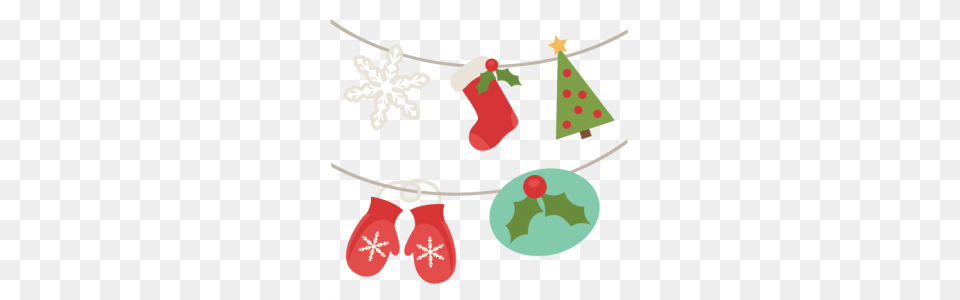 Christmas Banner My Miss Kate Cuttables, Christmas Decorations, Festival, Clothing, Hosiery Png