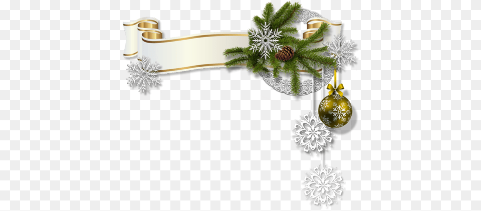 Christmas Banner Ornaments Freetoedit Christmas Ornament, Graphics, Art, Floral Design, Pattern Png Image