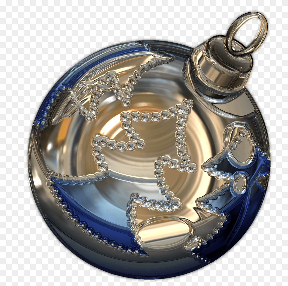 Christmas Bauble With Trees, Bottle, Sphere, Accessories, Jewelry Free Png