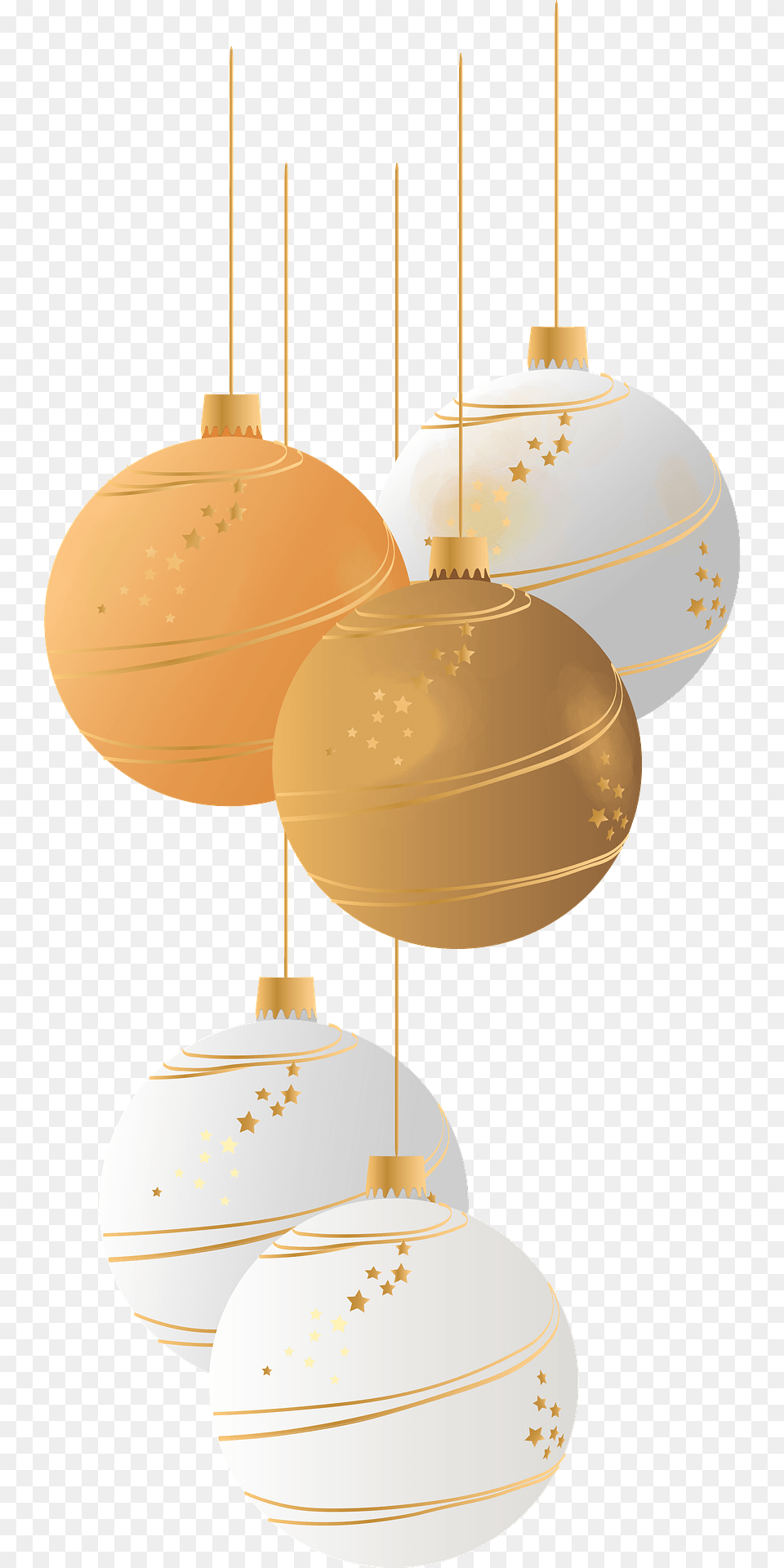 Christmas Baubles Clipart, Lamp, Chandelier Free Png Download