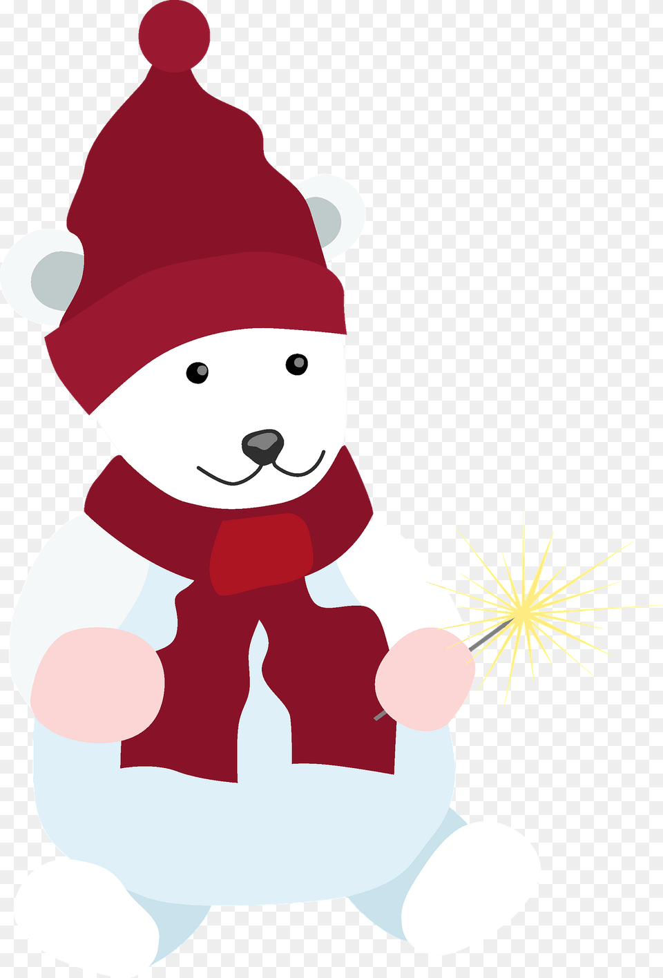 Christmas Bear Clipart, Nature, Outdoors, Snow, Snowman Png