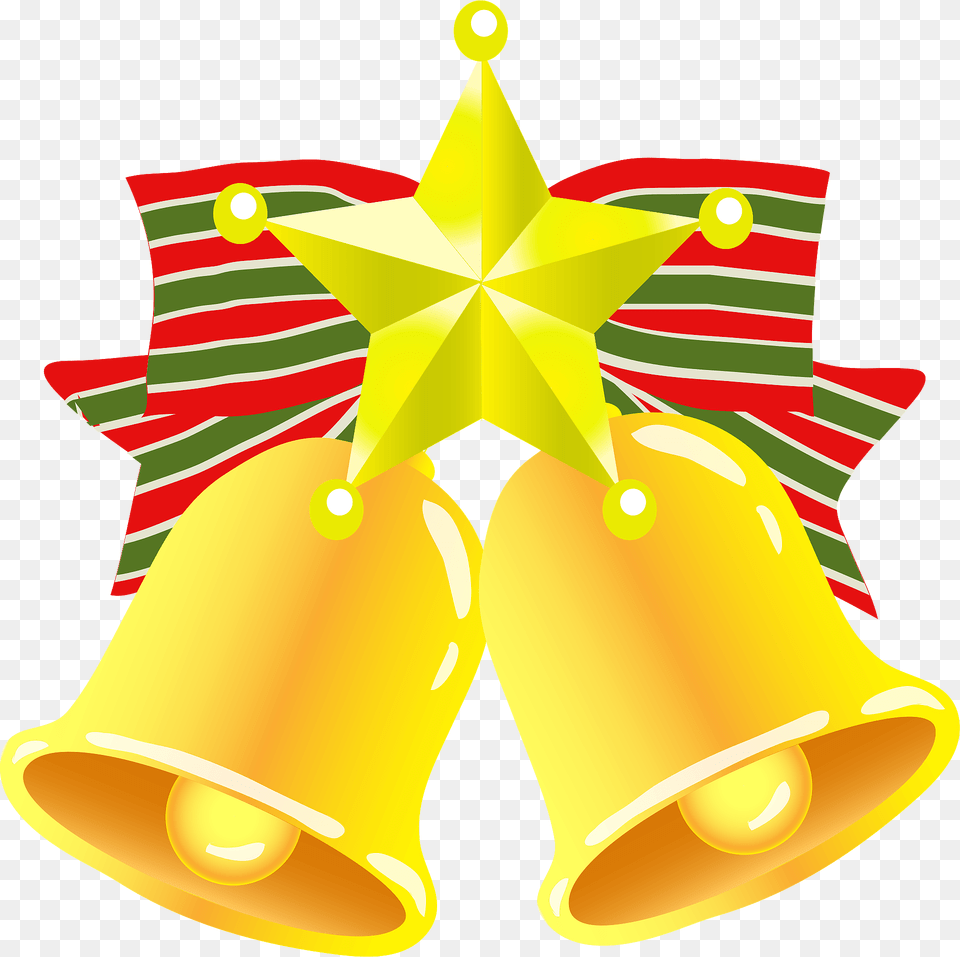 Christmas Bell And Star Clipart, Animal, Fish, Sea Life, Shark Free Png