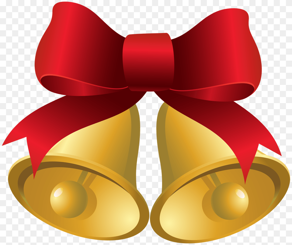 Christmas Bell Clipart Download Christmas Gold Bells Clipart, Accessories, Formal Wear, Tie, Bottle Free Png