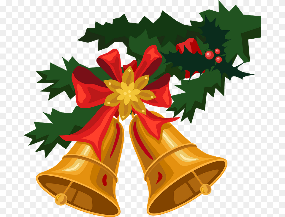 Christmas Bell Clipart Illustration Free Png