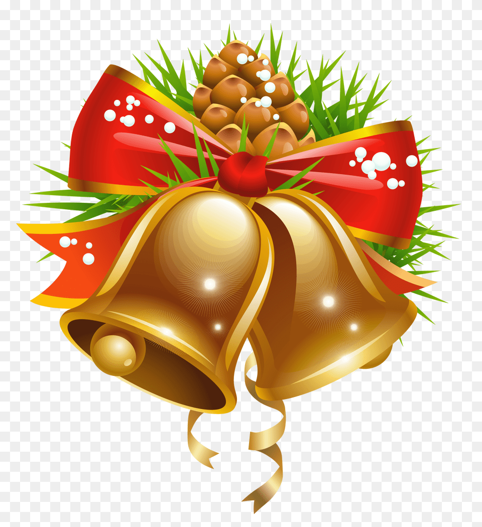 Christmas Bell Transparent Images Christmas Bell, Food, Sweets, Dynamite, Weapon Free Png Download