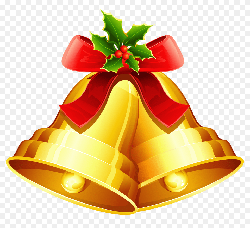 Christmas Bell Transparent Transparent Background Bells Clipart, Clothing, Hat, Bulldozer, Machine Free Png Download