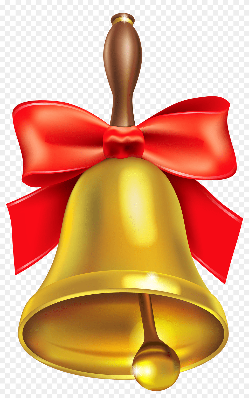 Christmas Bell With Bow Image Purepng Christmas Bell Clip Art, Appliance, Ceiling Fan, Device, Electrical Device Free Transparent Png