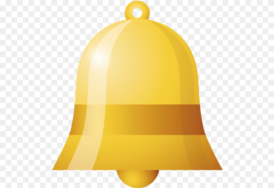 Christmas Bell Yellow Material Property For Jingle Bells Clip Art, Gold, Clothing, Hardhat, Helmet Free Png Download
