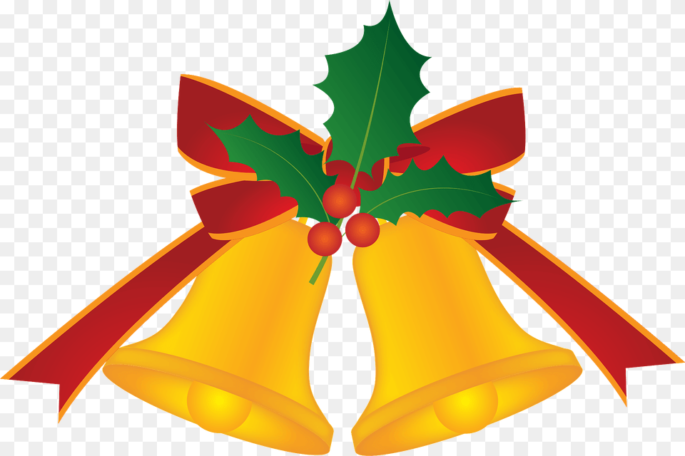 Christmas Bells Clipart, Leaf, Plant, Rocket, Weapon Png Image