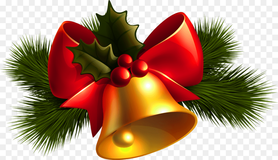 Christmas Bells Image Handbell, Chandelier, Lamp Free Png