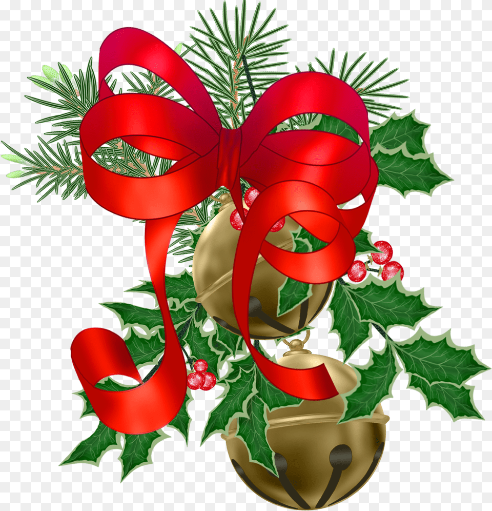 Christmas Bells Vector Illustration Christmas, Dynamite, Weapon, Art, Floral Design Png