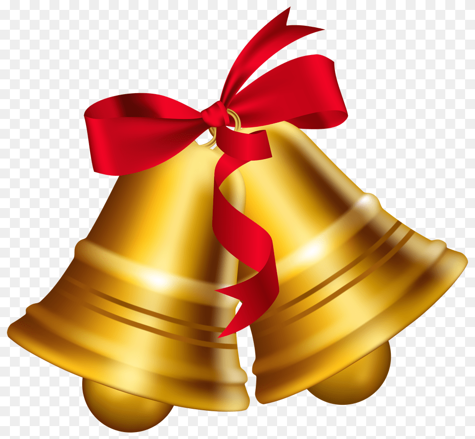 Christmas Bells With Bow Clip Art Gallery Free Png