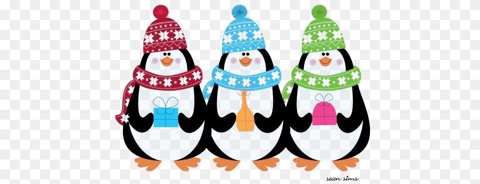 Christmas Birds Pic Arts Penguins Christmas, Nature, Outdoors, Winter, Snow Png