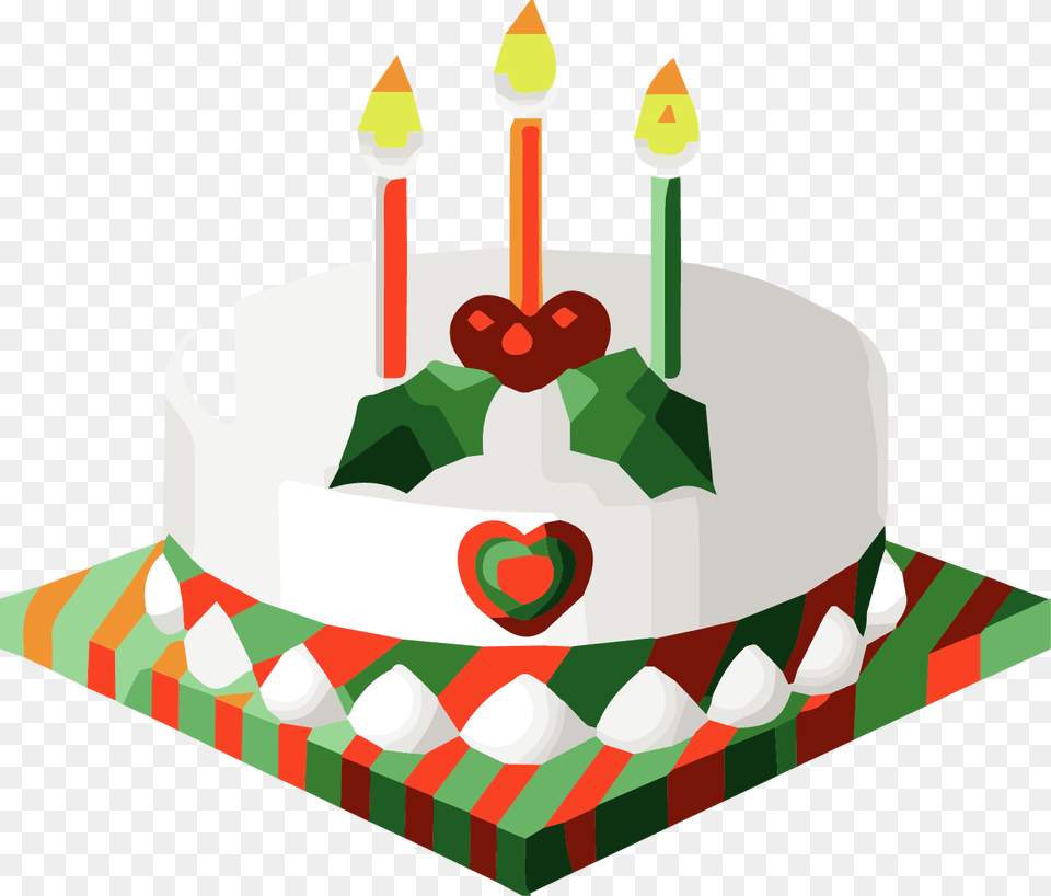 Christmas Birthday Clip Art Christmas Cake Clip Art, Birthday Cake, Cream, Dessert, Food Free Png