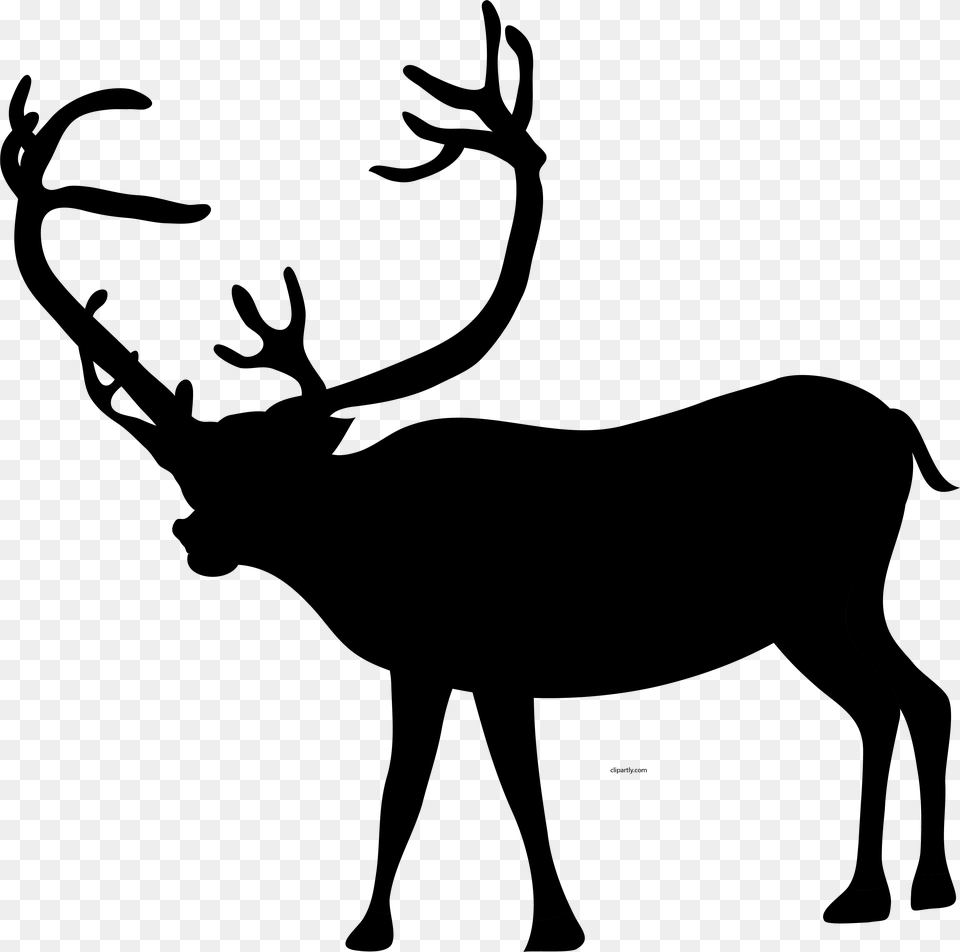 Christmas Black Color Deer Clipart Black Deer Coloring Pages, Animal, Elk, Mammal, Silhouette Free Transparent Png
