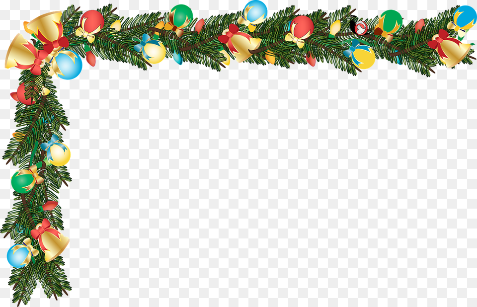 Christmas Border, Candle, Christmas Decorations, Festival Png Image