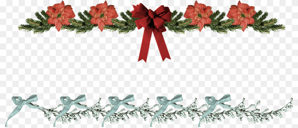 Christmas Border Christmas Border Poinsettia Christmas Border, Accessories, Plant, Pattern Free Png Download