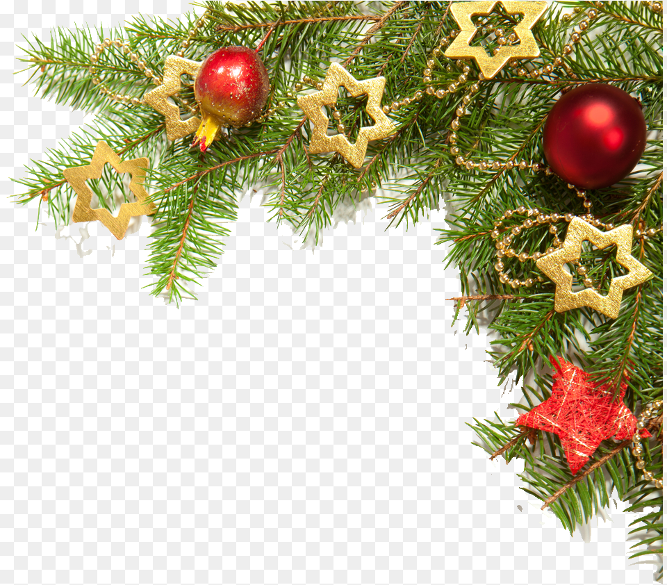 Christmas Border Christmas Tree Decoration Corner, Plant, Christmas Decorations, Festival, Christmas Tree Free Png