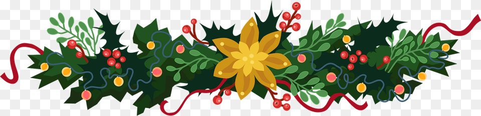 Christmas Border Clipart, Art, Floral Design, Graphics, Pattern Free Png Download