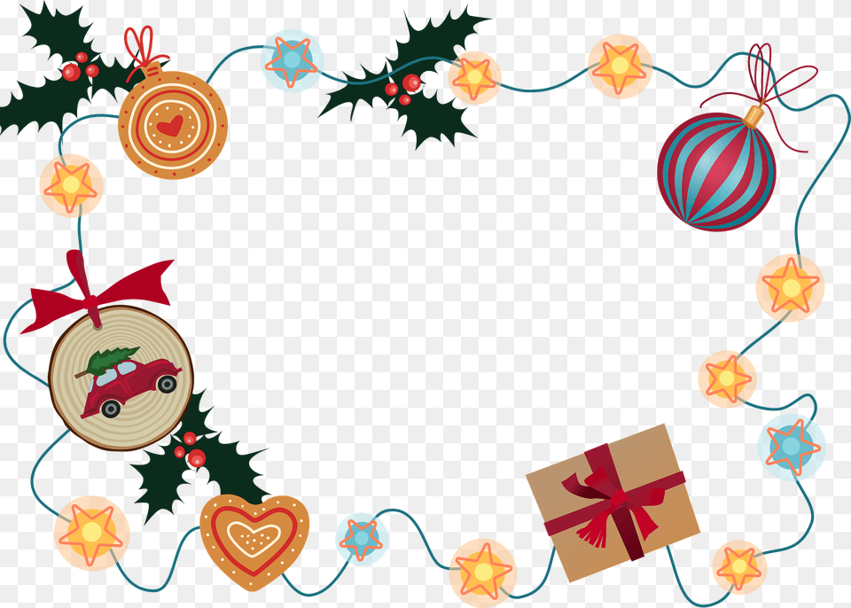 Christmas Border Clipart, Pattern, Art, Graphics Free Png