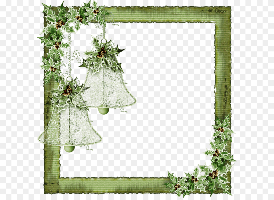 Christmas Border Clipart Green, Plant Free Transparent Png