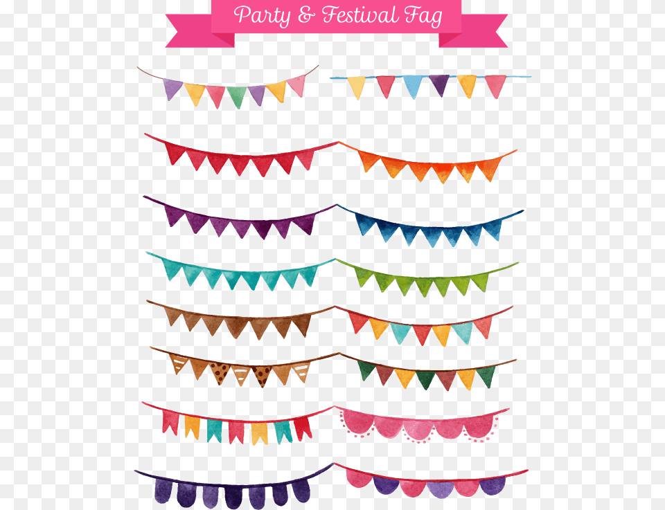 Christmas Border Photos Party Flag, Paper, Animal, Fish, People Free Png Download