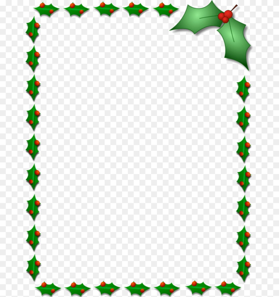 Christmas Border Pic Vector Clipart, Leaf, Plant, Green, Art Free Png