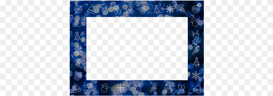 Christmas Borderdecorationframedecorative Holiday Borders Royalty Blackboard, Nature, Outdoors, Snow Free Transparent Png