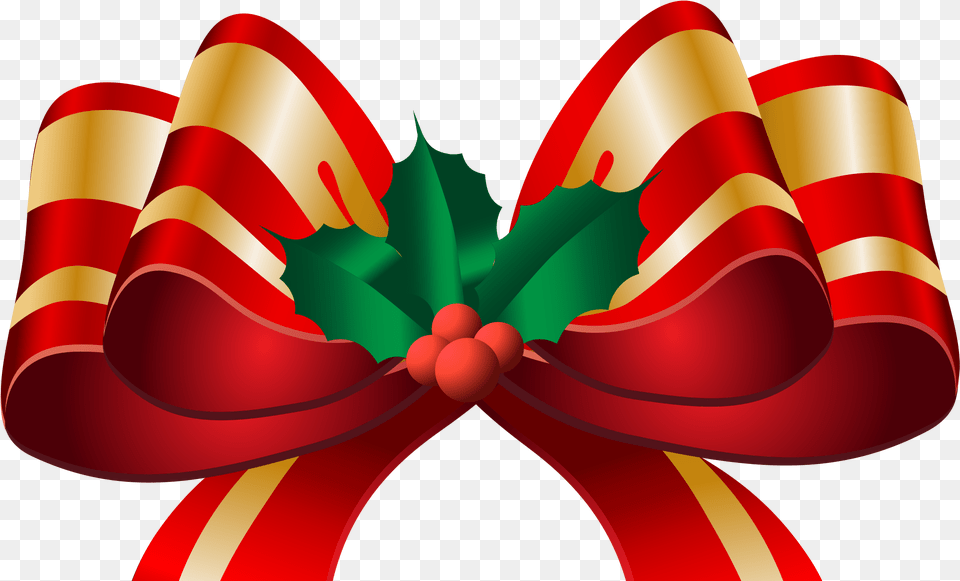 Christmas Bow Clipart Christmas Bow Clipart, Dynamite, Weapon Free Transparent Png