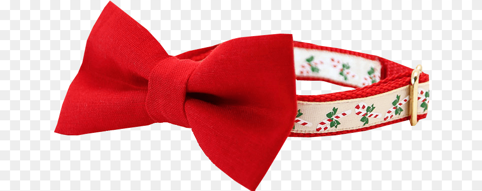 Christmas Bow Tie Cat Collar Red, Accessories, Formal Wear, Bow Tie Png Image