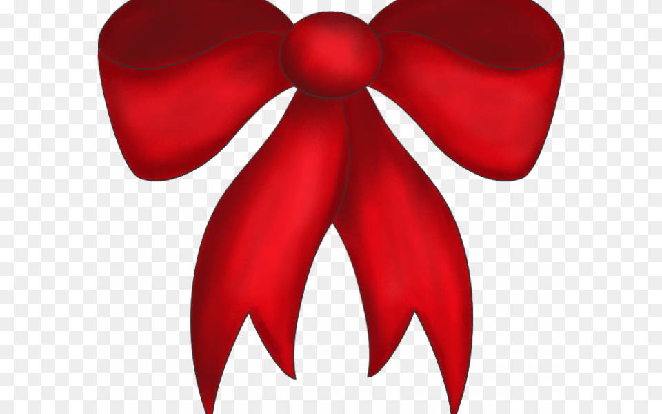Christmas Bow Tie Transparent Library Red Christmas Bow, Accessories, Flower, Formal Wear, Petal Free Png Download