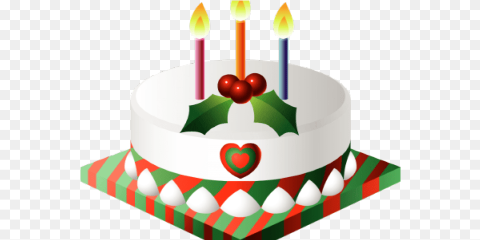 Christmas Cake Free Clipart Download Full Size Birthday Christmas Cake, Birthday Cake, Cream, Dessert, Food Png Image