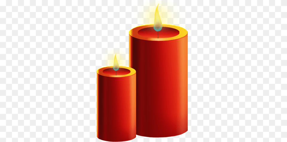 Christmas Candle Cylinder Candles Transparent Background, Dynamite, Weapon Free Png Download