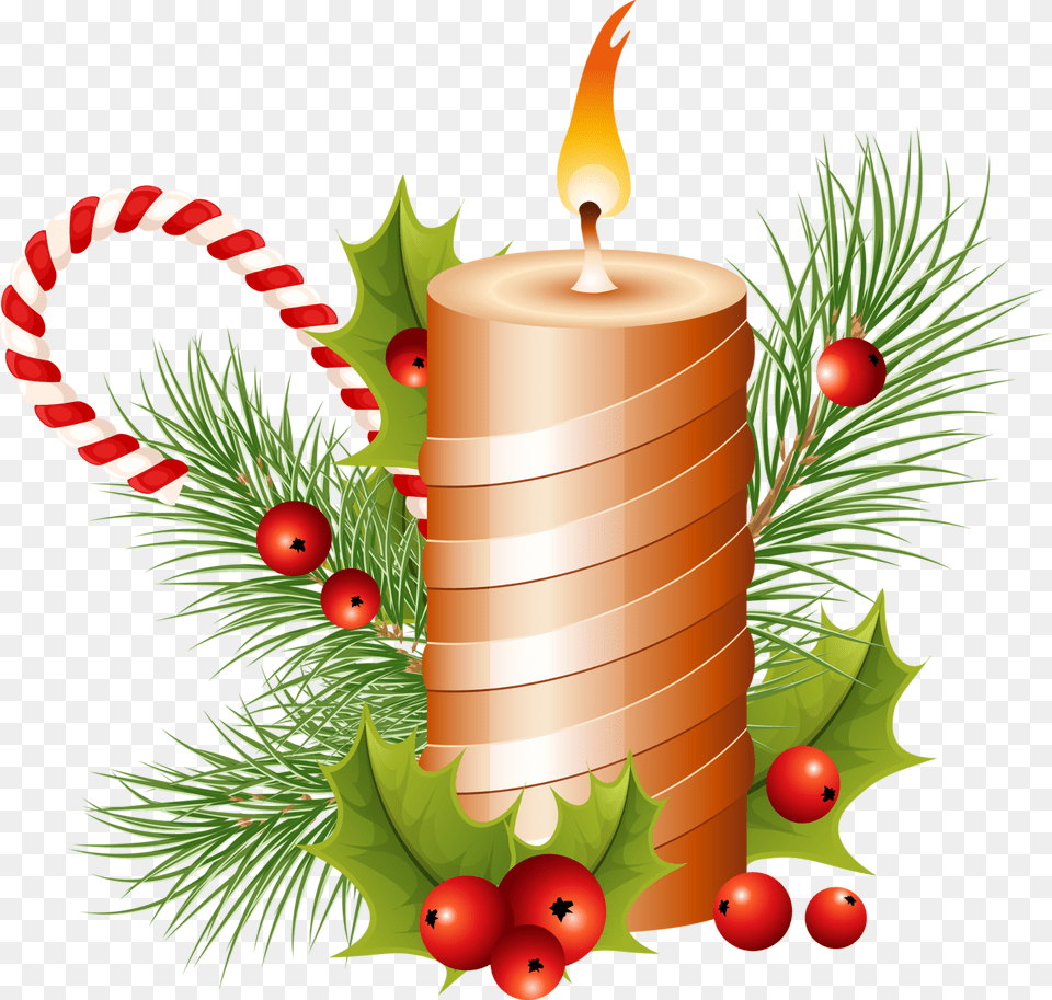 Christmas Candle Image Christmas Candle, Plant, Tree Free Transparent Png
