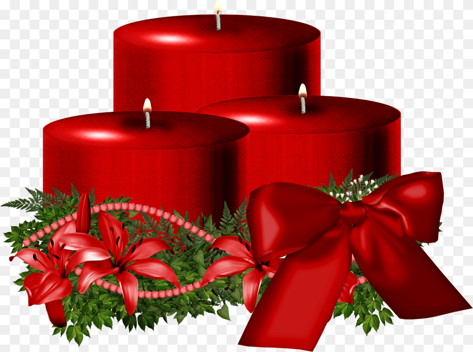 Christmas Candle Image Christmas Candle Free Png Download