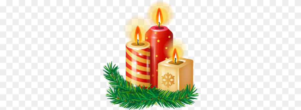 Christmas Candle Image Image With New Year Icon Png
