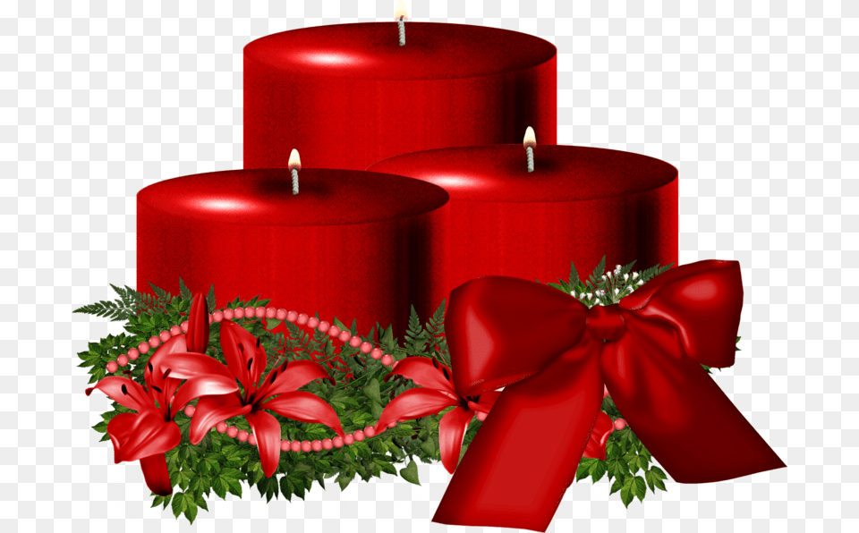 Christmas Candle Transparent Background Free Png