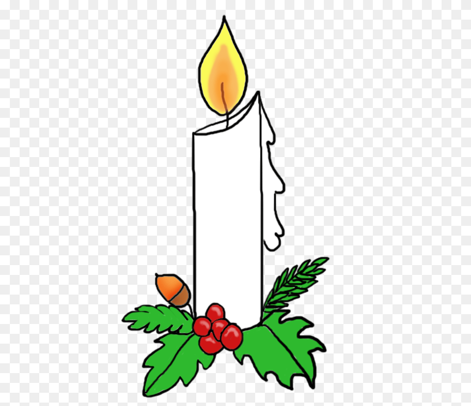 Christmas Candle With Holy White Candle Clip Art Clip Art Advent Candle, Baby, Person Free Transparent Png