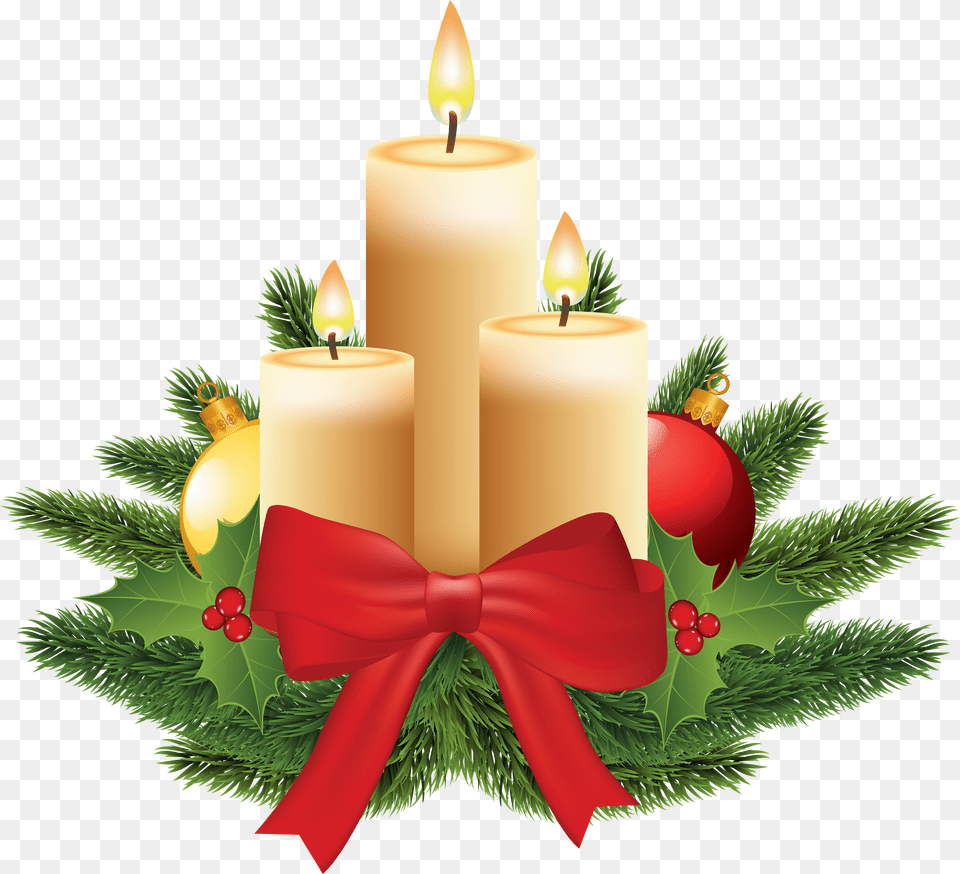 Christmas Candles Free Png