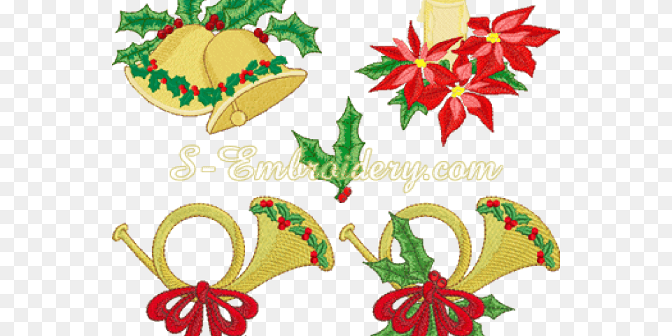 Christmas Candles Clip Art, Embroidery, Pattern, Clothing, Hat Free Transparent Png