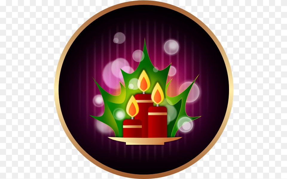 Christmas Candles Clip Art Vector Clip Art Navidad De Dominio Publico Free Transparent Png