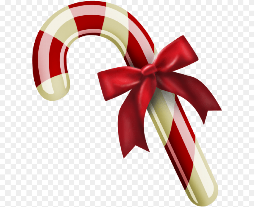 Christmas Candy With Bow Christmas Candy Icon, Stick, Smoke Pipe, Food, Sweets Free Png