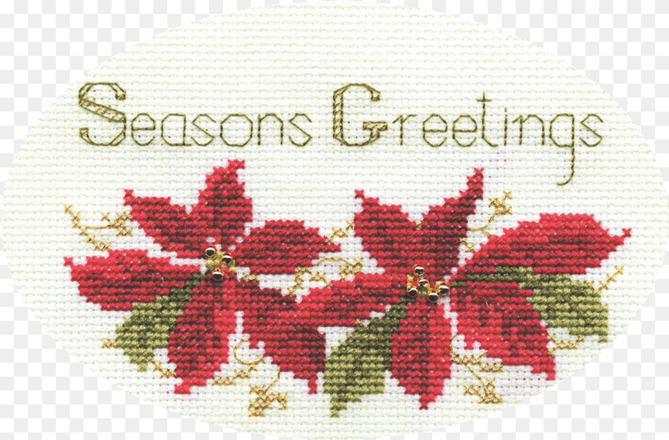 Christmas Card, Embroidery, Pattern, Stitch Free Png