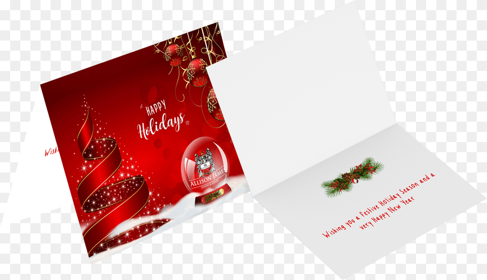 Christmas Card Mockup Folded, Advertisement, Envelope, Greeting Card, Mail Free Png