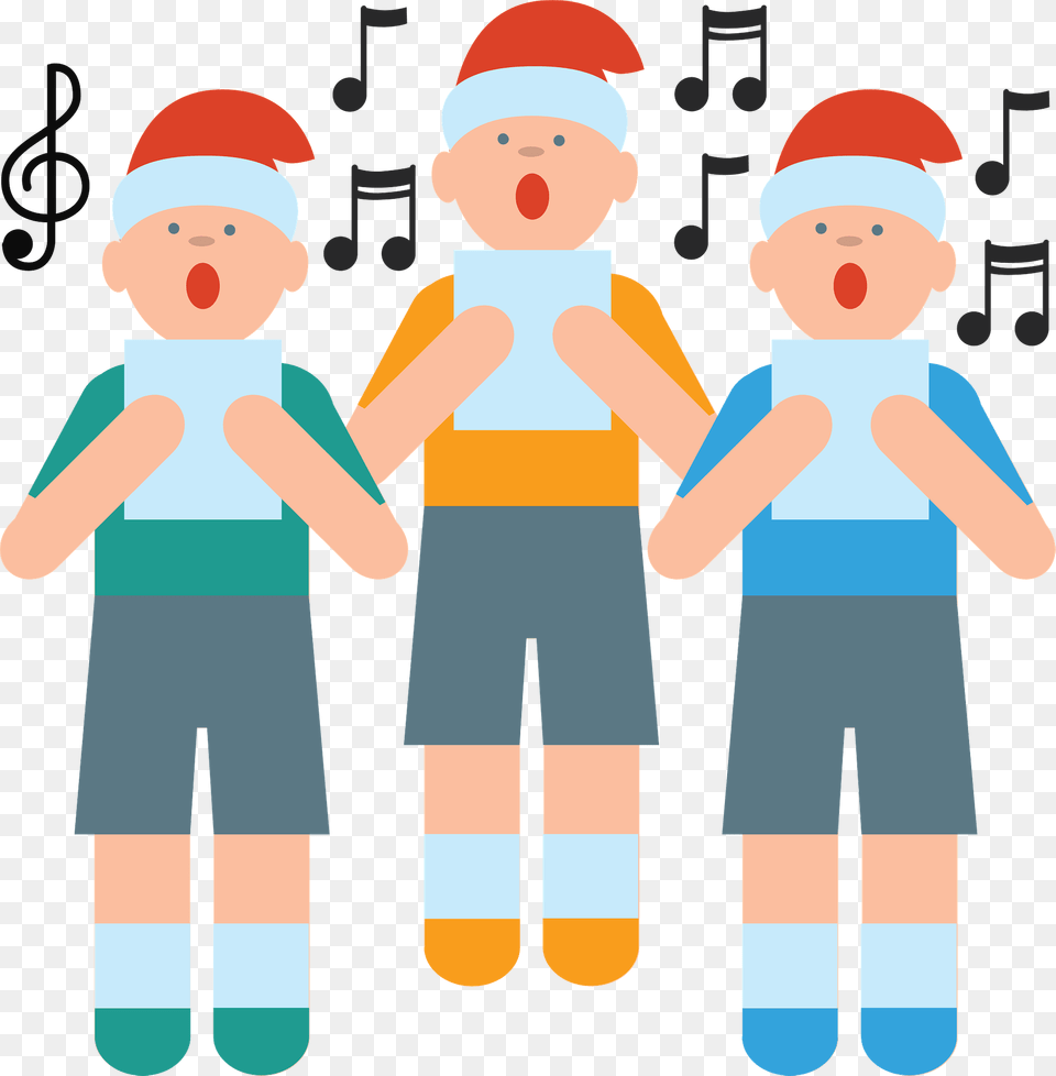 Christmas Carolers Clipart, Baby, Person, Face, Head Png Image