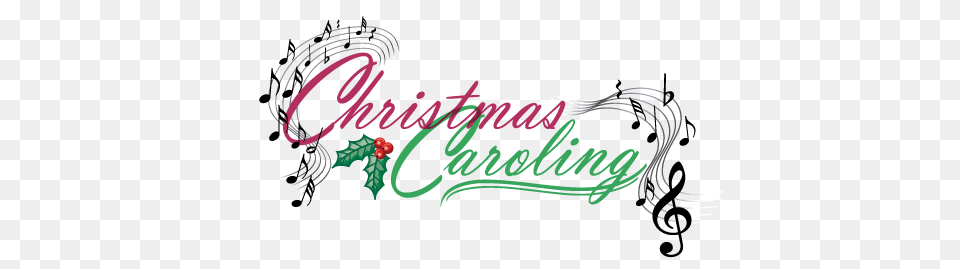 Christmas Caroling First Christian Church, Art, Graphics, Text, Handwriting Png Image
