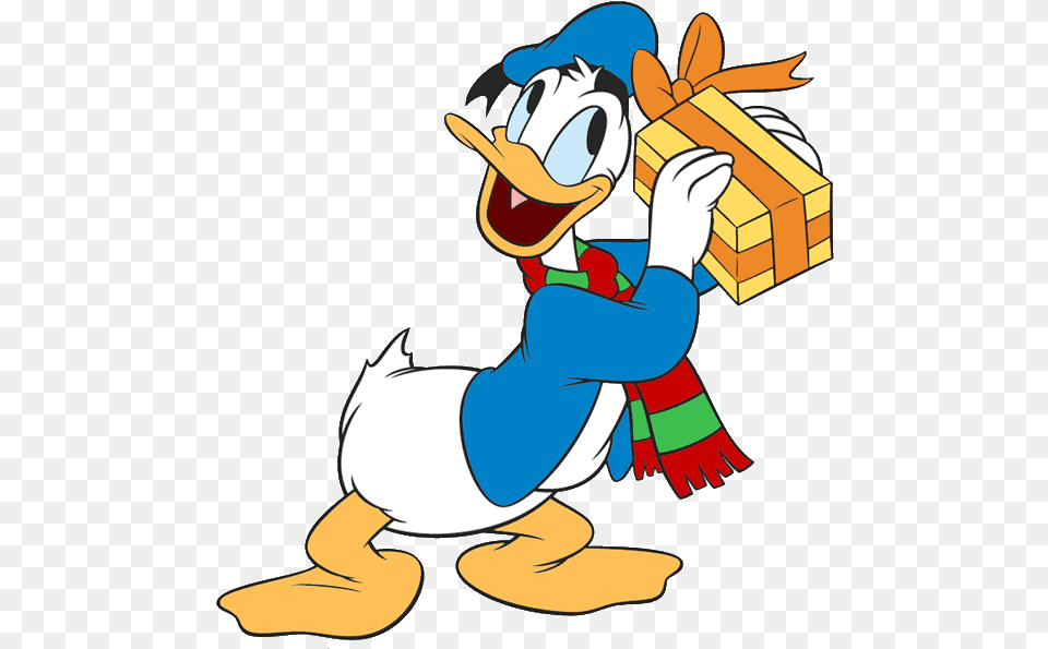 Christmas Cartoon Donald Duck, Baby, Person Free Transparent Png