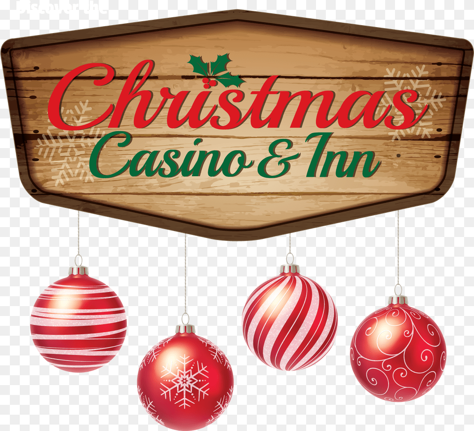 Christmas Casino Logo Christmas Ornament, Accessories Png Image